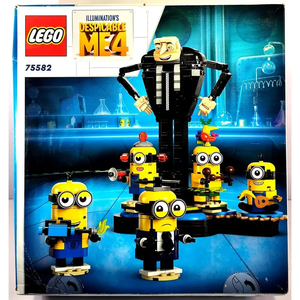 LEGO 75582 Despicable Me 4 BRICK-BUILT GRU AND MINIONS Complete, Used, See Pics!